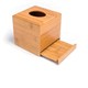 Lettering bamboo wood small square custom logo cardboard box