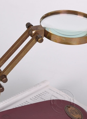 印度手工放大镜台式书房桌面装饰