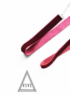 CHOKER黑色配饰锁骨项链