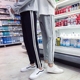 Ins quần sinh viên phiên bản Hàn Quốc của quần thể thao hip hop lỏng lẻo nữ ulzzang hoang dã Harajuku bf thủy triều quần harem - Quần Harem quần áo nữ mùa hè đẹp Quần Harem