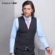 Bộ vest vest nam chuyên nghiệp đang được đổi mới phiên bản tiếng Hàn của bộ vest kẻ sọc đẹp trai - Dệt kim Vest áo vest nam công sở Dệt kim Vest
