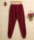 Pure cotton plus velvet thickened harem pants without overturning velvet pants