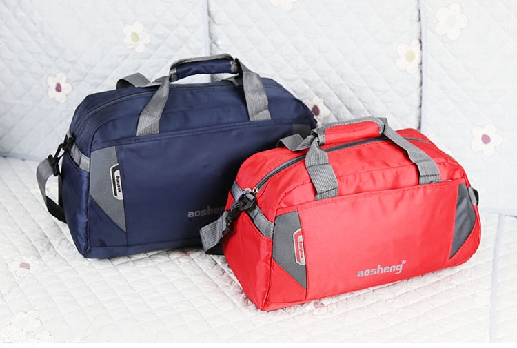 新款轻便健身运动包男女手提旅行包短途单肩斜挎旅游包小行李袋 - 图0