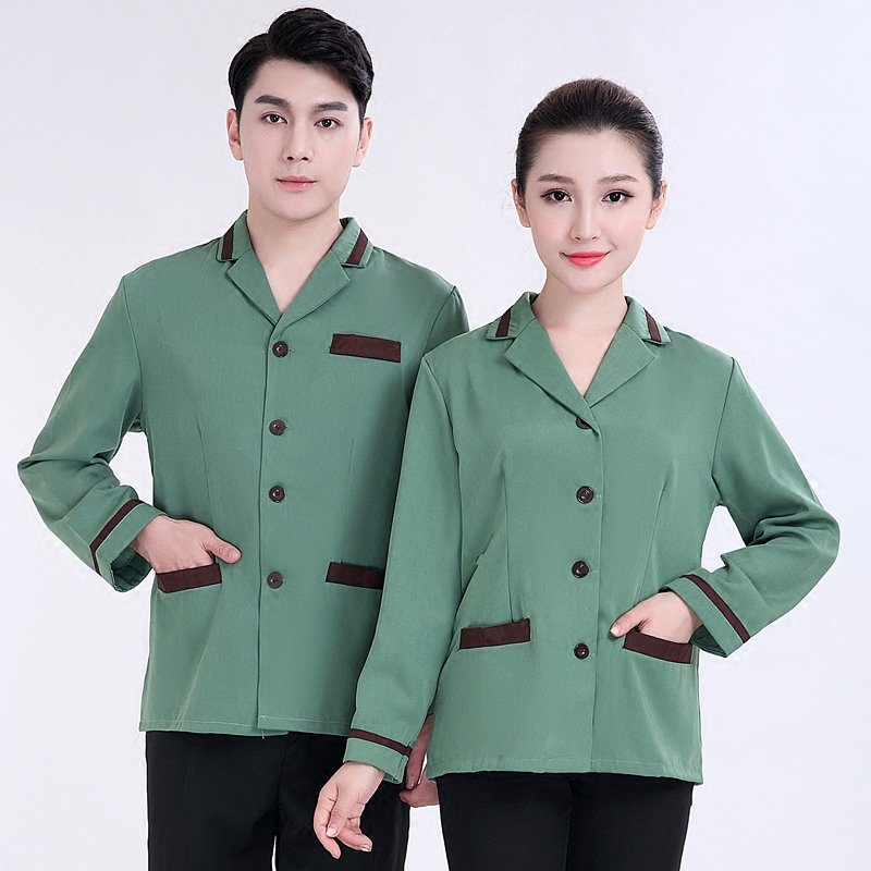 长袖秋冬装女宾馆超市物业保洁服 米苏伦酒店工作制服