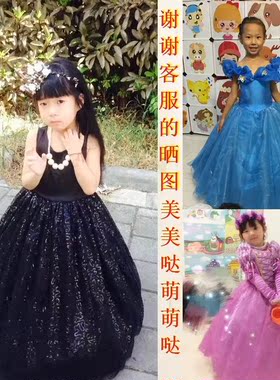 六一儿童演出服暴力裙撑公主蓬蓬