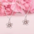 Pirate Ship Silver Jewelry New Cherry Blossom Necklace Female Japanese and Korean Fashion Temperament 925 Silver Clavicle Chain Short Versatile Pendant