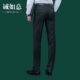 Mùa xuân và mùa thu miễn phí Quần nam phù hợp với quần mỏng chuyên nghiệp Quần thẳng kinh doanh Quần lửng công sở rộng rãi Trẻ và mỏng - Suit phù hợp quần tây âu Suit phù hợp