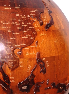 北京工厂店实木地球仪送学校庆典