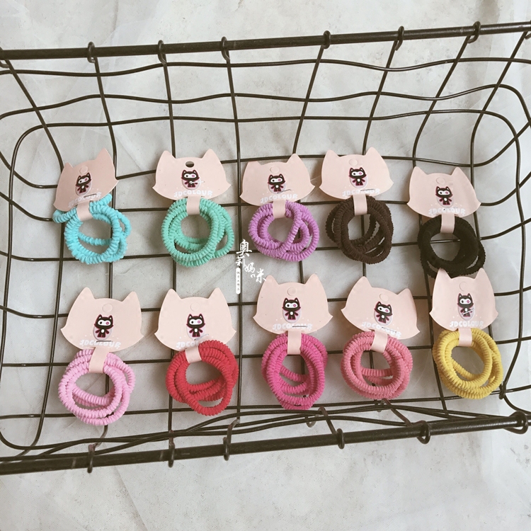 3.0cm适合中大童 敲软不伤发儿童发圈 扎头发女童头绳头饰发饰 - 图1