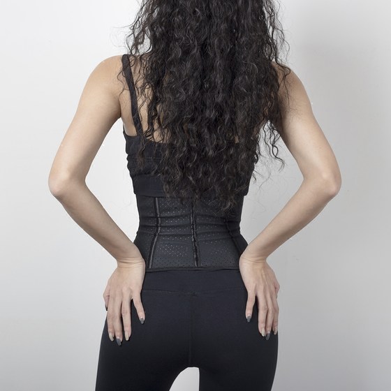 vacw 여름에는 1 초 만에 통기성 허리를 조이고 얇은 하복부는 슬리밍 교정 hunterback ribs 하네스 산후 복부 벨트없이 편안하게 편안하게 복부