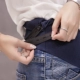 Mi Duoli phụ nữ mang thai quần mùa hè phụ nữ mang thai quần jeans chín quần mùa hè mỏng phần mùa thu mặc quần mùa thu thủy triều - Phụ nữ mang thai quần / quần bụng