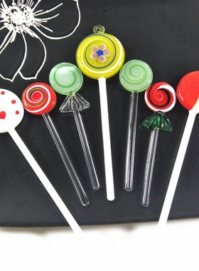 棒棒糖童年回忆节日风玻璃工艺品