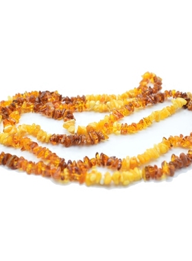 Bossoir手工制造140cm琥珀项链