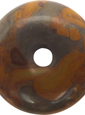 天然瑰宝 正品包邮 五彩女娲石聚财坠 平安坠 刮痧 按摩多用