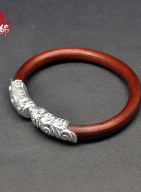 西藏野生无节以上精品鸡血藤手镯