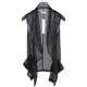 Phiên bản Nhật Bản và Hàn Quốc của áo vest nam không tay cá tính xu hướng thay thế áo khoác rỗng punk nam vest đen vest vest - Dệt kim Vest vest nam cao cấp Dệt kim Vest