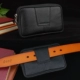 Mới 5,5 inch điện thoại di động bỏ túi nam đeo vành đai mặt cắt ngang ngoài trời phổ quát cũ điện thoại di động túi túi nam - Túi điện thoại Túi điện thoại