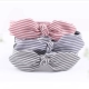 Mũ len Hàn Quốc đa năng ngọt ngào nơ vải headband headband tai thỏ với răng chống trượt rộng vành kẹp tóc phụ kiện tóc - Phụ kiện tóc