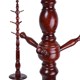 Solid wood coat rack floor-standing clothes rack European and new medium-sized bedroom vertical home living room indoor single dry clothes rack