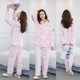 Phụ nữ mang thai phục vụ tại nhà tháng đông quần áo cộng với nhung sau sinh dày ấm áp bộ đồ ngủ mùa đông và mùa đông nhung san hô mang thai - Giải trí mặc / Mum mặc quần áo bầu đẹp Giải trí mặc / Mum mặc