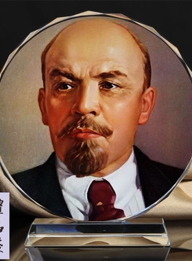 创始人画像纪念品水晶摆件