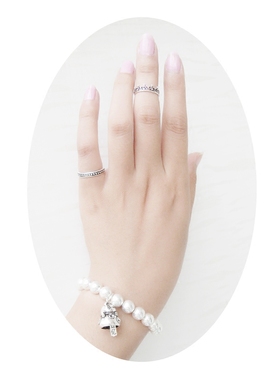 纯银镂空复古时尚风百搭小巧尾戒