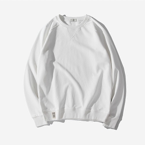 男士薄款圆领纯色打底衫