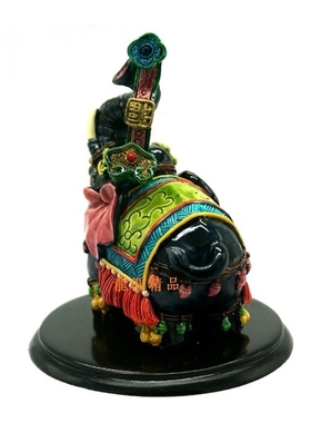 招财生日礼物风水工艺品大象摆件