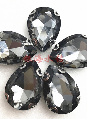 diy水滴透明异形闪亮玻璃抓钻