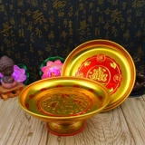 Буддийский храм высокий лотос, лотосные пластины сплав сплавны, диск богатства, диск, диск общественного снабжения для судоходства без фруктовых дисков