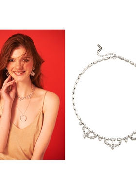 施华洛世奇韩国水晶可调节项链
