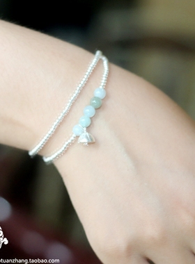 925纯银手链银珠细款