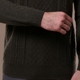 Zhaojun mùa thu đông mới áo len cashmere nam dài tay áo len cổ chữ V ấm áp chạm đáy thiết lập thời trang giản dị - Áo len Cashmere áo oversize nam Áo len Cashmere
