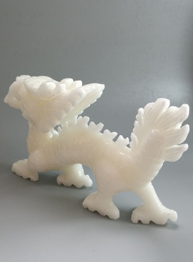 天然手工玉石风水家装生肖龙