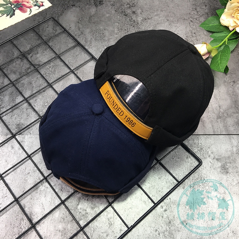 楠楠帽屋复古雅痞流氓帽男光身百搭休闲瓜皮帽女古代地主帽可调节水手帽潮1