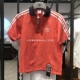 Áo thun Adidas clover chính hãng I-5923 sọc ngang áo POLO tay áo ngắn tay áo DH2989 - Áo polo thể thao