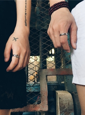 男士戒指不锈钢日韩单身潮男情侣