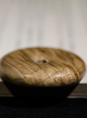 四川金丝楠木平安扣吊坠