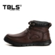 TBLS / Tang Bolais Giày nam mùa đông Giày cao cổ nam Giày da Anh Martin Boots Giày nam dụng cụ - Giày ống giày boot nam da bò Giày ống
