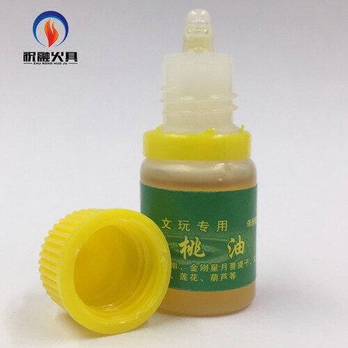 文玩核桃原油檀木打火机金刚菩提橄榄核保养油上色盘完包浆5ml - 图1