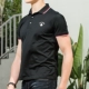 Chạy sói nam áo polo ngắn tay nam mùa hè mới rắn màu lỏng lẻo ve áo trẻ trung giản dị Paul quần áo thủy triều - Polo áo sơ mi polo Polo