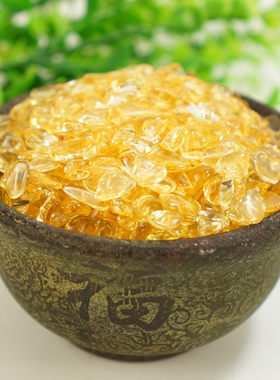 天然水晶碎石颗粒半成品消磁