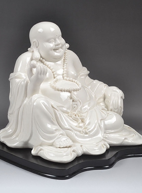 陶瓷工艺品佛像大肚弥勒佛摆件