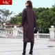 2019 phụ nữ mới ga châu Âu Hàng châu Âu thủy triều mùa thu len hai mặt không áo khoác cashmere - Accentuated eo áo