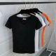 Mùa hè 2019 mới tinh khiết màu trắng cổ chữ V mỏng ngắn tay áo thun nữ thời trang cotton nửa tay áo sơ mi chạm đáy - Cộng với kích thước quần áo quần túi hộp nữ Cộng với kích thước quần áo