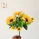 Mô phỏng hoa hướng dương trang trí hoa nhựa hoa giả hoa trang trí hoa mặt trời trong nhà phòng khách trang trí hoa nhân tạo - Trang trí nội thất