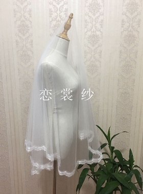 新款结婚纱复古蕾丝白色新娘