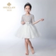 Váy công chúa cô gái váy dạ hội mùa thu trẻ em hoa cô gái fluffy phiên bản Hàn Quốc của ren sinh nhật chủ nhà váy - Váy trẻ em váy công chúa cho bé gái 12 tuổi Váy trẻ em