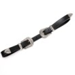 Double-headed simple student retro art with coat belt