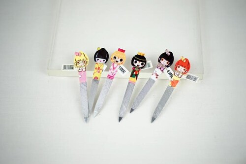 HB3品牌艺妓不锈钢指甲锉美甲工具指甲打磨条1把价 - 图2